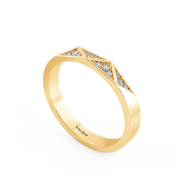 Modern Wedding Band Set NCC2041 4